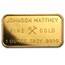 1 oz Gold Bar - Johnson Matthey-London