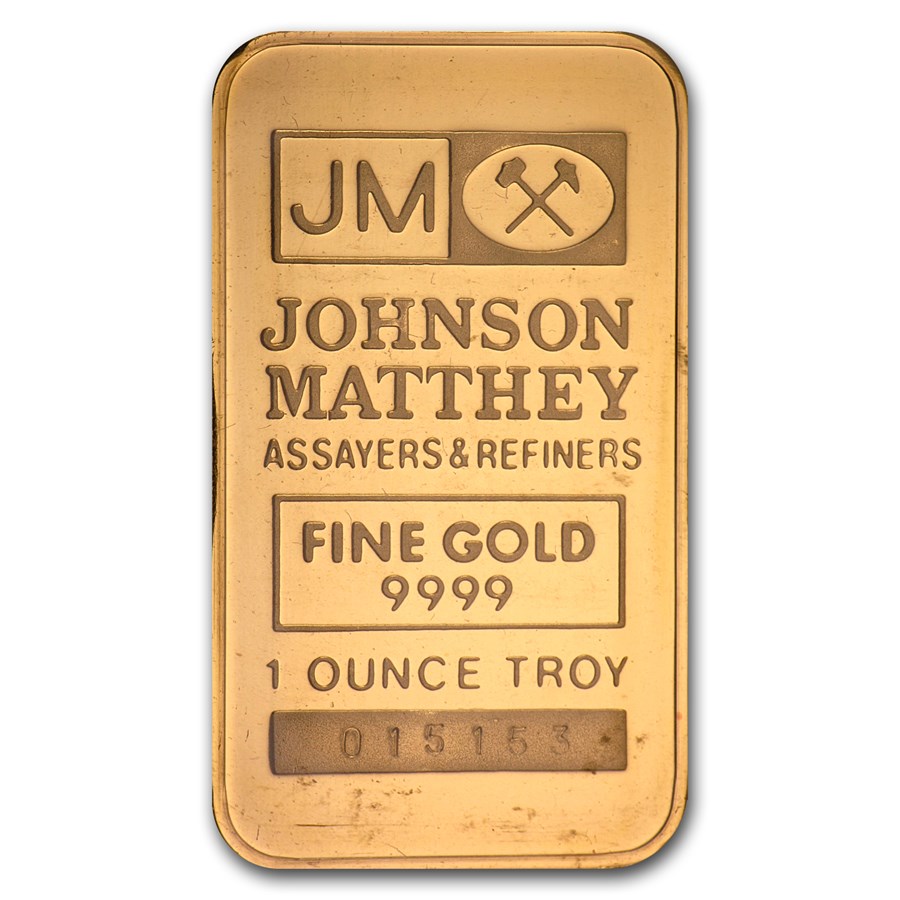 1 oz Gold Bar - Johnson Matthey (TD Bank)