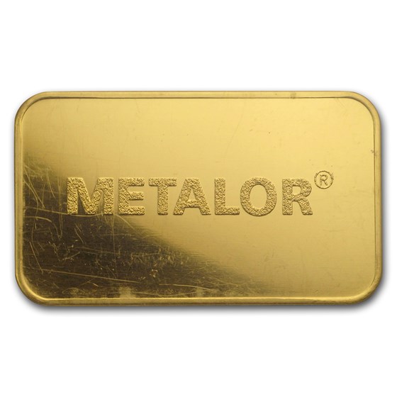 Buy 1 oz Gold Bar - Metalor (In Assay) | APMEX