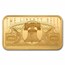 1 oz Gold Bar – PAMP America the Free Liberty Bell (Assay)