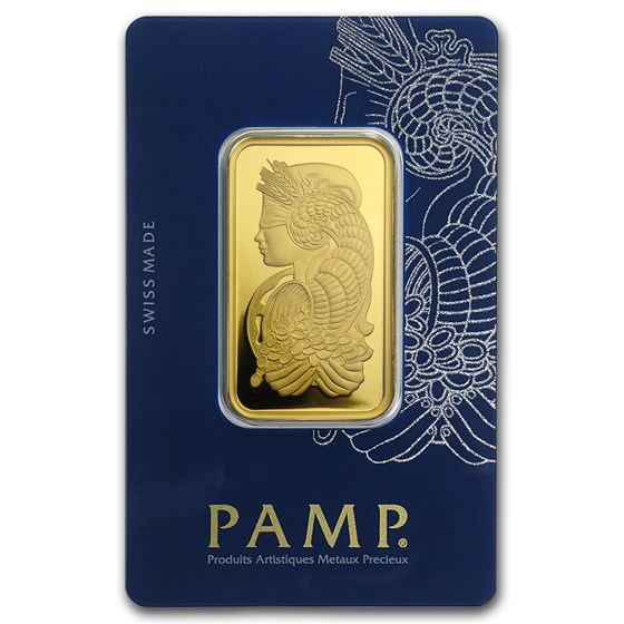1 oz Gold Bar PAMP Suisse Lady Fortuna - Bullion Club Offer 1 oz Gold Bar PAMP Suisse Lady Fortuna - Bullion Club Offer