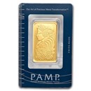 1 oz Gold Bar - PAMP Suisse Lady Fortuna (Classic Assay)