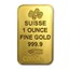 1 oz Gold Bar - PAMP Suisse (Suisse Logo, In Assay)
