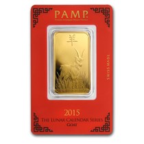 Pamp Suisse 1 Oz Gold Bar For Sale Pamp Suisse Year Of The Goat Bullion Apmex Gold