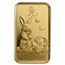 1 oz Gold Bar - PAMP Suisse Year of the Rabbit (In Assay)