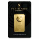 1 oz Gold Bar - Perth Mint (In Assay)
