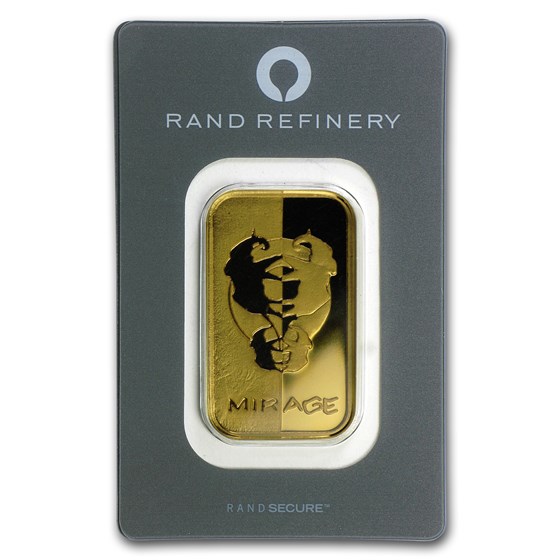1 oz Gold Bar - Rand Elephant Mirage (In Assay) 1 oz Gold Bar - Rand Elephant Mirage (In Assay)
