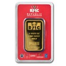 1 oz Gold Bar - Republic Metals Corporation (In Assay)