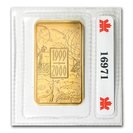 1 oz Gold Bar - Royal Canadian Mint RCM (1999/2000) 1 oz Gold Bar - Royal Canadian Mint RCM (1999/2000)