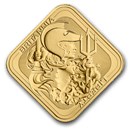 1 oz Gold Bar - The Royal Mint Britannia & Liberty