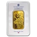 1 oz Gold Bar - The Royal Mint Una and the Lion Great Engravers