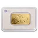 1 oz Gold Bar - The Royal Mint Una and the Lion