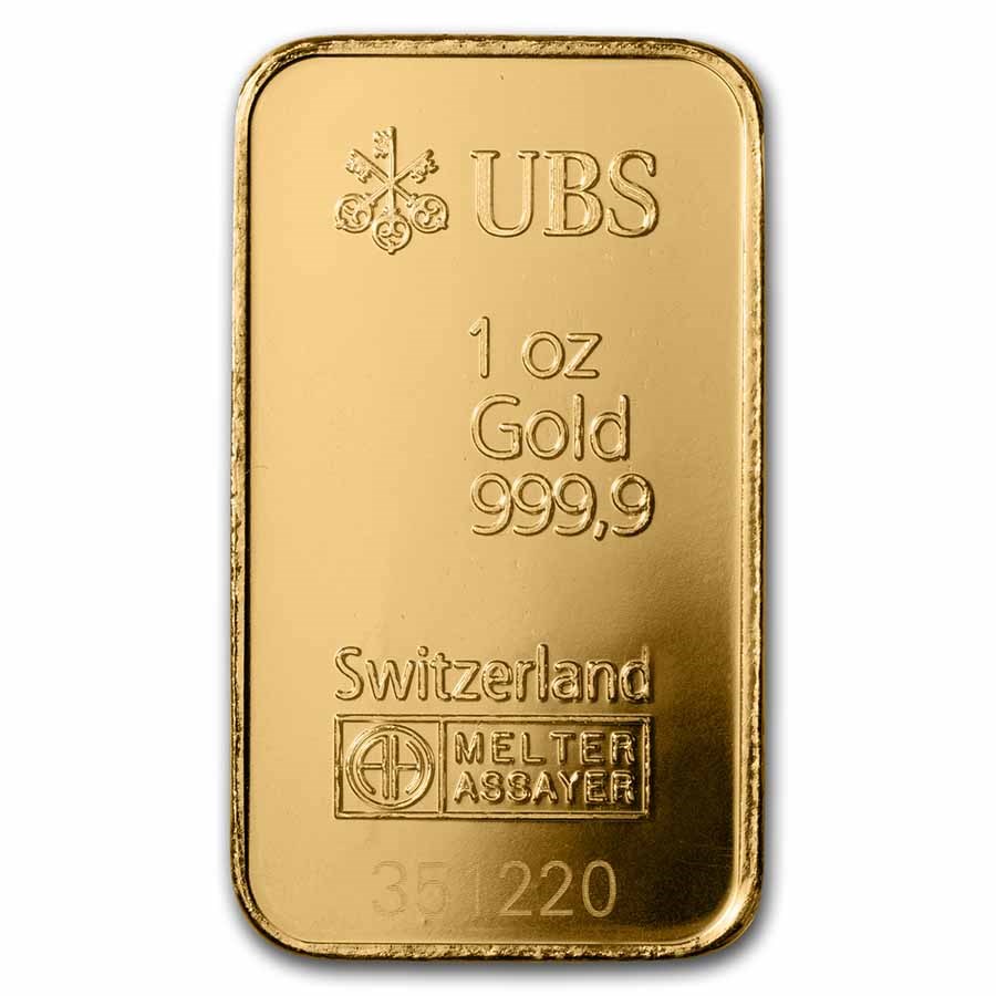 Buy 1 oz Gold Bar UBS Hologram w o Assay APMEX Buy 1 oz Gold Bar UBS Hologram w o Assay APMEX