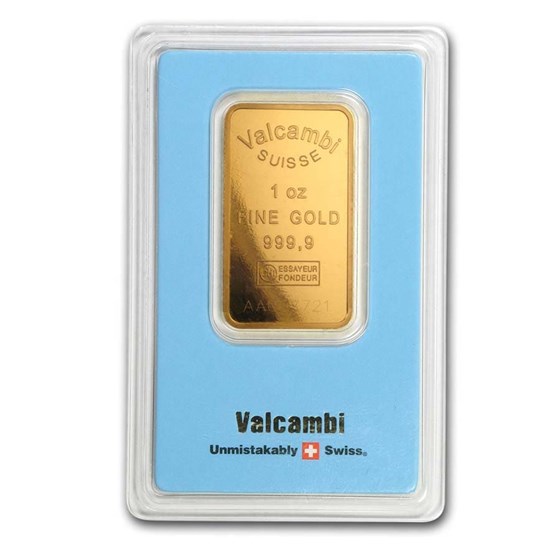 1 oz Gold Bar - Valcambi (Vintage Assay)