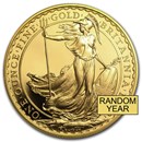 1 oz Gold Britannia BU Coin (Random Year)
