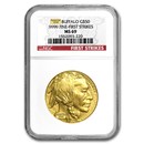 1 oz Gold Buffalo MS-69 NGC (Random Year)