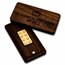 1 oz Gold Building Block Bars (2x4) in Wooden Box