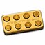 1 oz Gold Building Block Bars (2x4) in Wooden Box