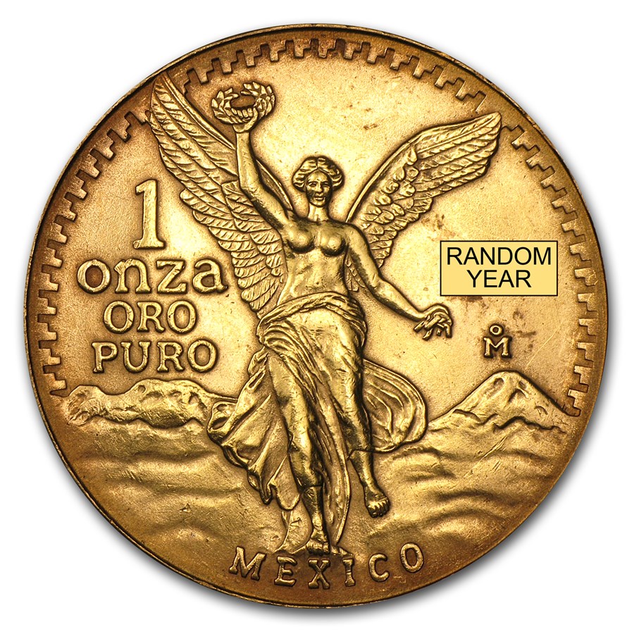 Buy 1 oz Gold Mexican Onza &/or Libertad BU (Scruffy) APMEX