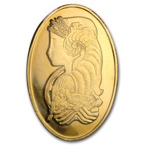 1 Oz Gold Oval Pamp Suisse Fortuna W Out Assay Card Pamp Suisse Gold Bars Rounds Apmex