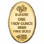 1 oz Gold Oval - PAMP Suisse Rose