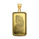 1 oz Gold Pendant - Pamp Suisse Fortuna Pendant