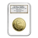 1 oz Gold Round - $100 Gold Union George T. Morgan Gem Proof NGC