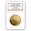 1 oz Gold Round - $100 Gold Union George T. Morgan Gem Proof