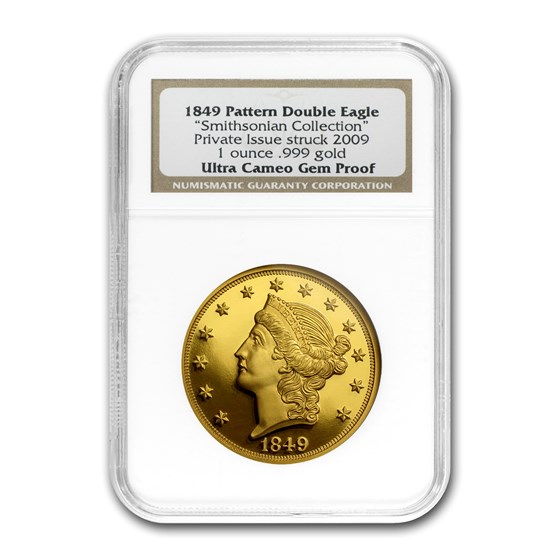 1 oz Gold Round - 1849 Pattern Double Eagle Proof NGC 1 oz Gold Round - 1849 Pattern Double Eagle Proof NGC