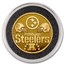 1 oz Gold Round - 1995 Pittsburgh Steelers AFC Champions #7