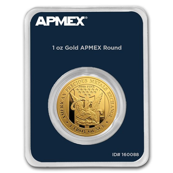 Buy 1 oz Gold Round APMEX (In TEP Package) APMEX