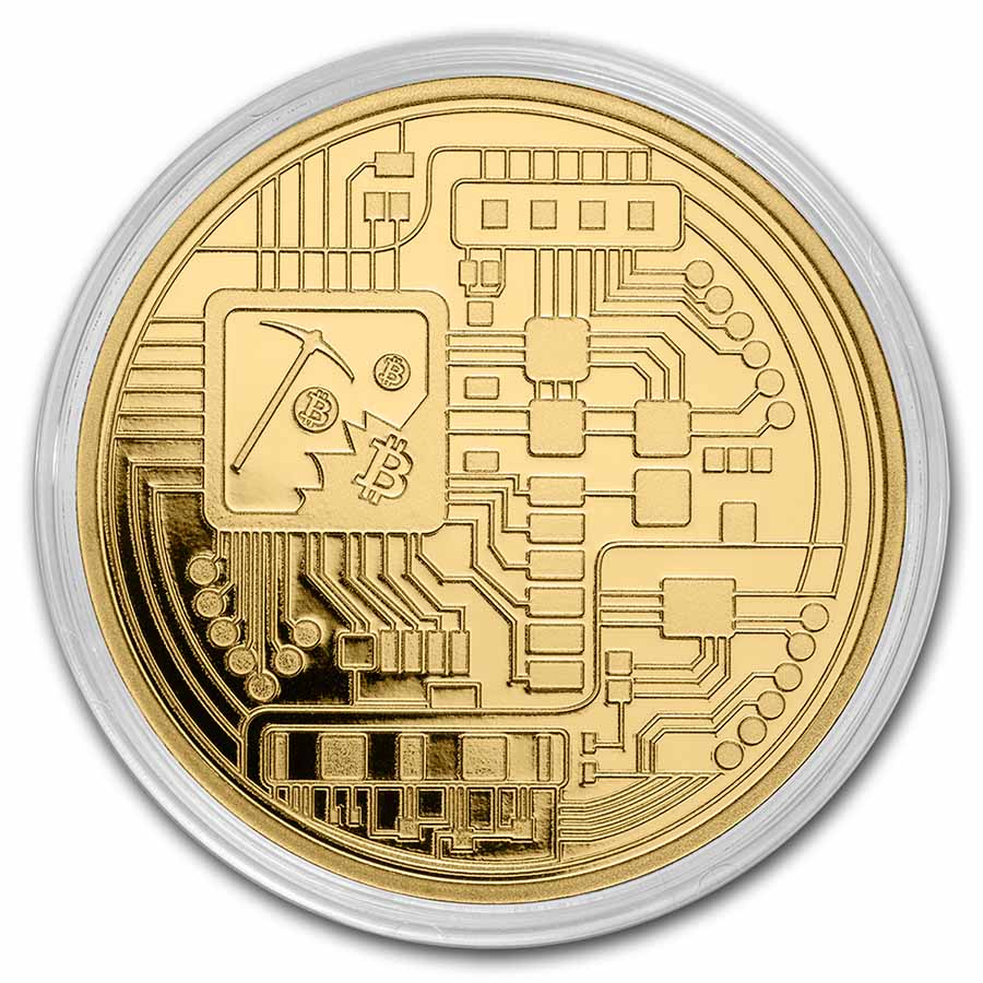 1 oz Gold Round - Bitcoin | eBay