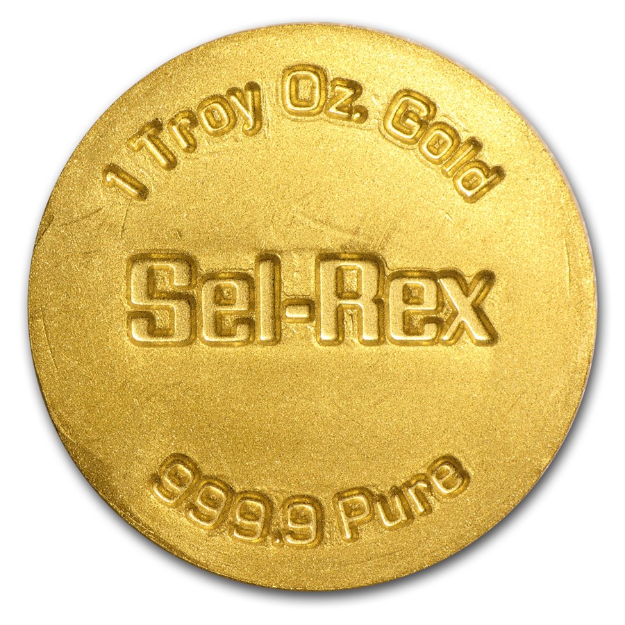 Buy 1 oz Gold Round Button SELREX APMEX