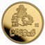 1 oz Gold Round - DIG DUG 40th Anniversary BU