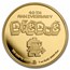 1 oz Gold Round - DIG DUG 40th Anniversary BU