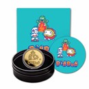1 oz Gold Round - DIG DUG 40th Anniversary BU