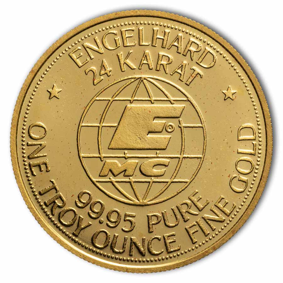 1 oz Gold Round - Engelhard (1977 Prospector)