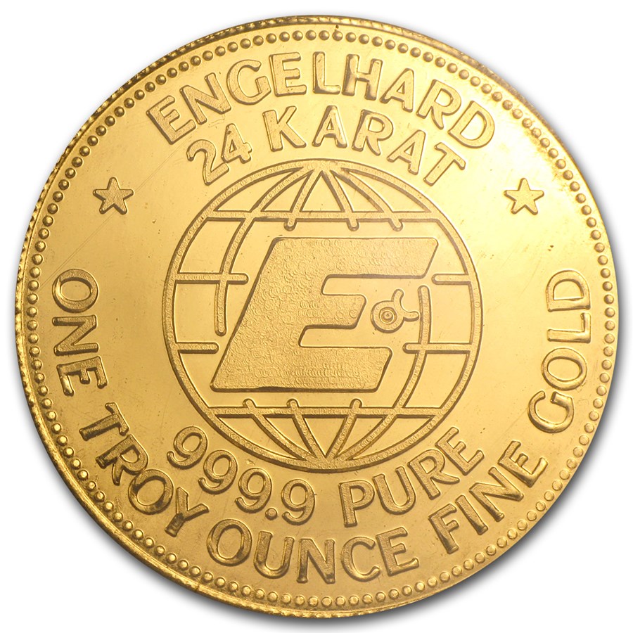 1 oz Gold Round - Engelhard (Prospector, In Assay)