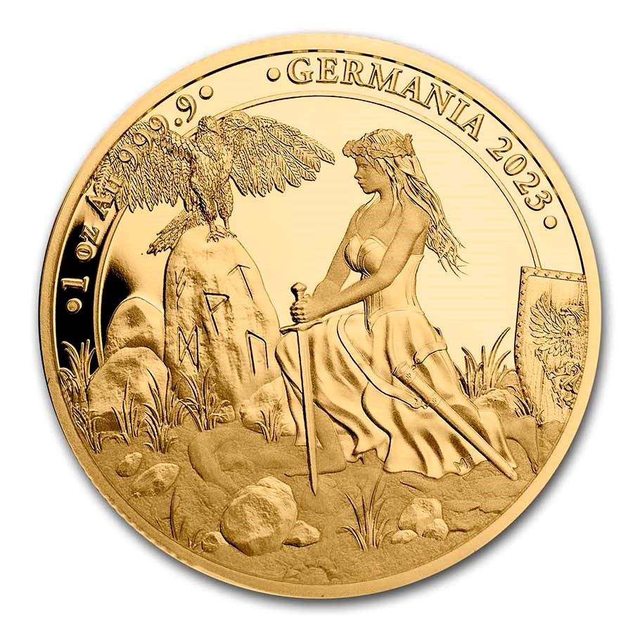 1 oz Gold Round - Germania 2023 Proof