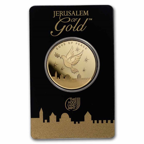1 oz Gold Round - Holy Land Mint Dove of Peace (2024, In Assay) 1 oz Gold Round - Holy Land Mint Dove of Peace (2024, In Assay)