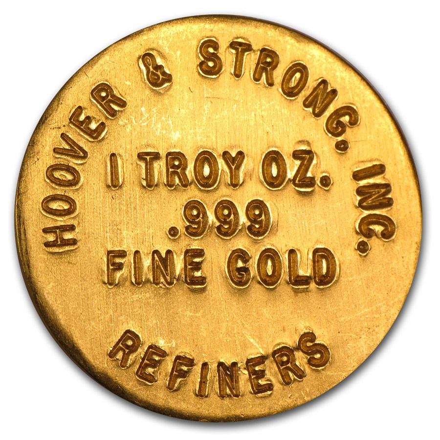 1 oz Gold Round - Hoover & Strong