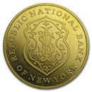 1 oz Gold Round - Johnson Matthey (Republic Bank of New York)