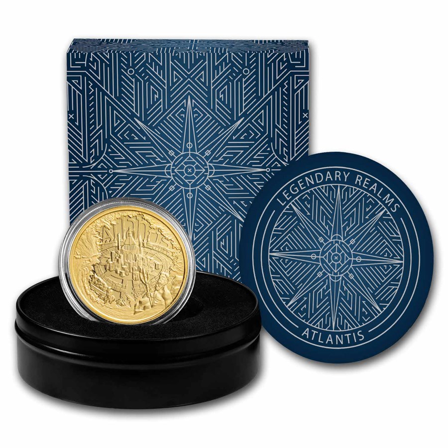 1 oz Gold Round - Legendary Realms: Lost City of Atlantis (PL)