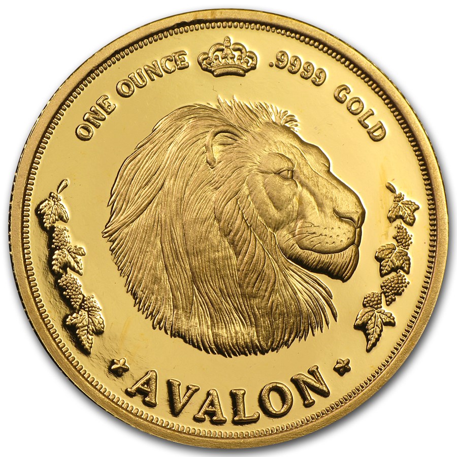 Buy 1 oz Gold Round - Lion (Avalon) | APMEX