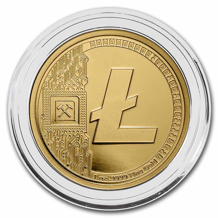 Buy 1 oz Gold Round - Litecoin | APMEX