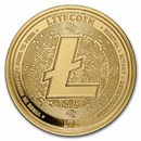 1 oz Gold Round - Litecoin