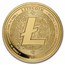 1 oz Gold Round - Litecoin