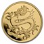 1 oz Gold Round - Lunar "Dragon" by D.G. Smalling