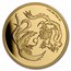 1 oz Gold Round - Lunar "Dragon" by D.G. Smalling