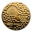 1 oz Gold Round - Scottsdale Tombstone Hammered Gold Piece
